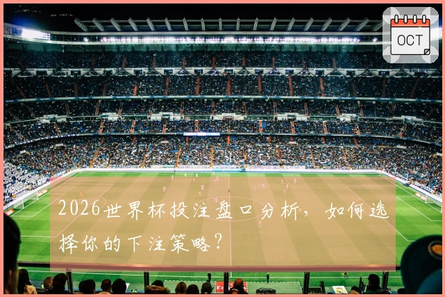 2026世界杯投注盘口分析，如何选择你的下注策略？